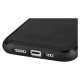 Icarer Leather Oil Wax case covered with natural leather for iPhone 14 Plus black (WMI14220719-BK)
