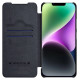 Nillkin Qin Leather Pro Case iPhone 14 Plus Camera Cover Holster Cover Flip Case Black