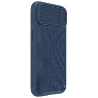 Nillkin Textured S Case for iPhone 14, armored cover with camera cover, blue