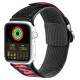 Dux Ducis Strap (Outdoor Version) Apple Watch Ultra Strap, SE, 9, 8, 7, 6, 5, 4, 3, 2, 1 (49, 45, 44, 42 mm) Nylon Band Bracelet Black and Red
