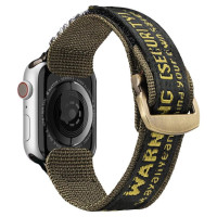 Dux Ducis Strap (Outdoor Version) Apple Watch Ultra strap, SE, 9, 8, 7, 6, 5, 4, 3, 2, 1 (49, 45, 44, 42 mm) nylon strap yellow bracelet