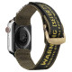 Dux Ducis Strap (Outdoor Version) Apple Watch Ultra strap, SE, 9, 8, 7, 6, 5, 4, 3, 2, 1 (49, 45, 44, 42 mm) nylon strap yellow bracelet
