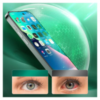 Joyroom Knight Green Glass for iPhone 14 Pro with Full Screen Anti Blue Light Filter (JR-G02)