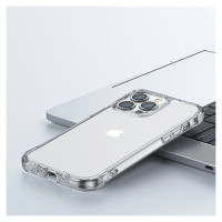 Joyroom Defender Series Case Cover for iPhone 14 Plus Armored Hook Cover Stand Clear (JR-14H3)