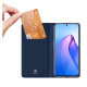 Dux Ducis Skin Pro case for Oppo Reno 8 Pro flip cover card wallet stand blue