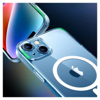 Ugreen LP642 Classy Clear Magnetic Protective Case Magnetic Gel Case for iPhone 14 Plus transparent (MagSafe compatible) (90935)