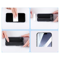 Joyroom Easy Fit Full Screen tempered glass with mounting rack for iPhone 14 Plus (6.7 ") (JR-DH11)
