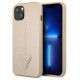 Guess GUHCP13SPSATLE iPhone 13 mini 5,4 "beige / beige hardcase SaffianoTriangle Logo