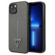 Guess GUHCP13SPSATLG iPhone 13 mini 5,4 "silver / silver hardcase SaffianoTriangle Logo