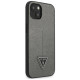Guess GUHCP13SPSATLG iPhone 13 mini 5,4 "silver / silver hardcase SaffianoTriangle Logo