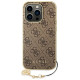 Guess GUHCP14LGF4GBR iPhone 14 Pro 6.1 "brown / brown hardcase 4G Charms Collection