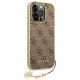 Guess GUHCP14LGF4GBR iPhone 14 Pro 6.1 "brown / brown hardcase 4G Charms Collection