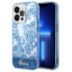 Guess GUHCP14LHGPLHB iPhone 14 Pro 6.1" blue/blue hardcase Porcelain Collection
