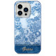 Guess GUHCP14LHGPLHB iPhone 14 Pro 6.1" blue/blue hardcase Porcelain Collection