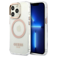 Guess GUHMP13XHTRMD iPhone 13 Pro Max 6.7 "gold / gold hard case Metal Outline Magsafe