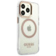 Guess GUHMP13XHTRMD iPhone 13 Pro Max 6.7 "gold / gold hard case Metal Outline Magsafe