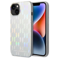 Karl Lagerfeld KLHCP14MLGMMSV3 iPhone 14 Plus 6.7 "hardcase silver / silver Monogram Iridescent
