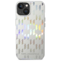 Karl Lagerfeld KLHCP14MLGMMSV3 iPhone 14 Plus 6.7 "hardcase silver / silver Monogram Iridescent