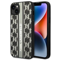 Karl Lagerfeld KLHCP14MPGKLSKG iPhone 14 Plus 6.7 "hardcase gray / gray Monogram Stripe