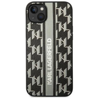 Karl Lagerfeld KLHCP14MPGKLSKG iPhone 14 Plus 6.7 "hardcase gray / gray Monogram Stripe