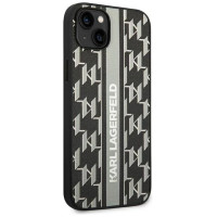 Karl Lagerfeld KLHCP14MPGKLSKG iPhone 14 Plus 6.7 "hardcase gray / gray Monogram Stripe