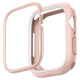 Uniq Moduo case for Apple Watch 4/5/6/7/8/SE/SE2 44/45mm - pink and white