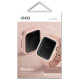 Uniq Moduo case for Apple Watch 4/5/6/7/8/SE/SE2 44/45mm - pink and white