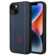 U.s. Polo Assn. US Polo USHCP14SPFAV iPhone 14 6.1" navy blue/navy blue Leather Stitch