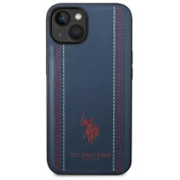 U.s. Polo Assn. US Polo USHCP14SPFAV iPhone 14 6.1" navy blue/navy blue Leather Stitch