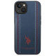 U.s. Polo Assn. US Polo USHCP14SPFAV iPhone 14 6.1" navy blue/navy blue Leather Stitch