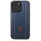 U.s. Polo Assn. US Polo USHCP14XPFAV iPhone 14 Pro Max 6.7" navy/navy blue Leather Stitch