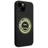 Karl Lagerfeld KLHCP14MSRSGRCK iPhone 14 Plus 6.7 "hardcase black / black Silicone RSG