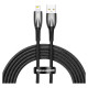 Baseus Glimmer Series cable USB-A - Lightning 480Mb/s 2.4A 2m black