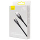 Baseus Glimmer Series cable USB-A - Lightning 480Mb/s 2.4A 2m black