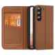 Dux Ducis Skin X2 case Samsung Galaxy S23+ flip case wallet stand brown
