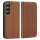 Dux Ducis Skin X2 case Samsung Galaxy S23+ flip case wallet stand brown