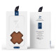 Dux Ducis Skin X2 case Samsung Galaxy S23+ flip case wallet stand brown