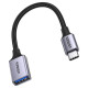 Ugreen OTG adapter cable USB-C (male) - USB-A (female) 5Gb/s 0.15m black (US378)