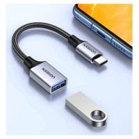 Ugreen OTG adapter cable USB-C (male) - USB-A (female) 5Gb/s 0.15m black (US378)