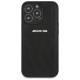 Mercedes AMG AMHCP13LOSDBK iPhone 13 Pro / 13 6.1" black/black hardcase Leather Curved Lines