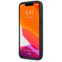 Mercedes AMG AMHCP13LOSDBK iPhone 13 Pro / 13 6.1" black/black hardcase Leather Curved Lines