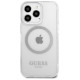 Guess Metal Outline MagSafe case for iPhone 13 Pro / iPhone 13 - silver