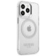 Guess Metal Outline MagSafe case for iPhone 13 Pro / iPhone 13 - silver