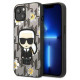 Karl Lagerfeld Flower Ikonik Karl case for iPhone 13 mini - gray
