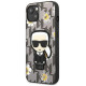 Karl Lagerfeld Flower Ikonik Karl case for iPhone 13 mini - gray