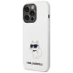 Karl Lagerfeld KLHCP14LSNCHBCH iPhone 14 Pro 6.1" hardcase white/white Silicone Choupette