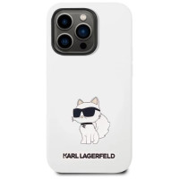 Karl Lagerfeld KLHCP14LSNCHBCH iPhone 14 Pro 6.1" hardcase white/white Silicone Choupette