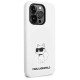 Karl Lagerfeld KLHCP14LSNCHBCH iPhone 14 Pro 6.1" hardcase white/white Silicone Choupette