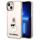 Karl Lagerfeld Ikonik Choupette case for iPhone 14 - pink