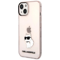 Karl Lagerfeld Ikonik Choupette case for iPhone 14 - pink